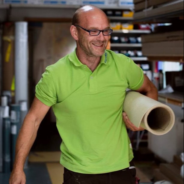 Mitarbeiter Ronny Groschopp