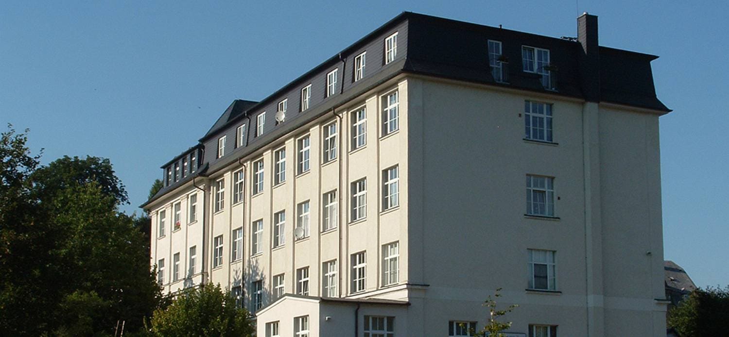 Rückseite des RauMa Gebäudes