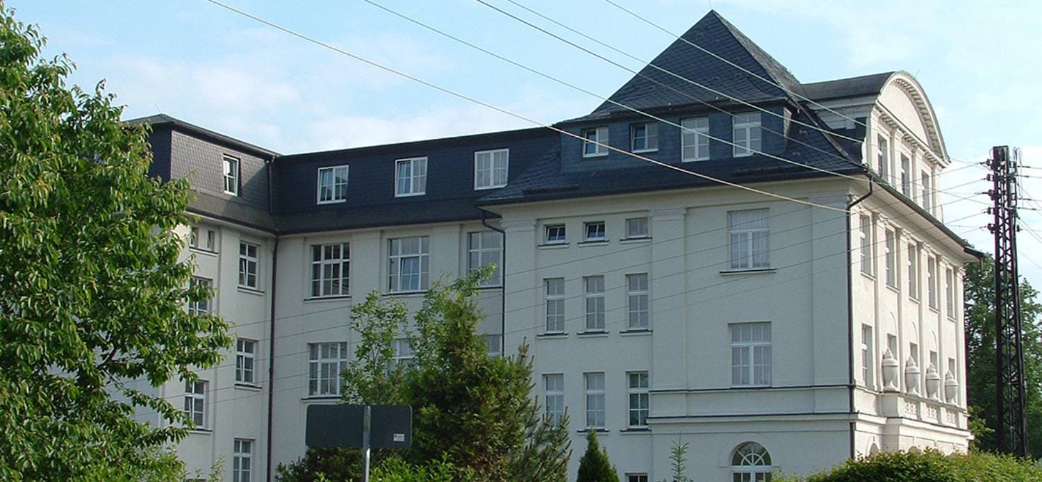 Ansicht der Nord Ost Seite des RauMa Gebäudes